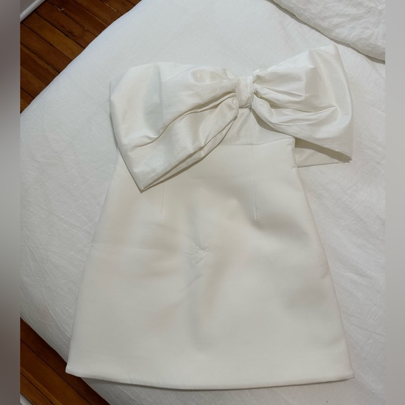 Rachel Gilbert Bow Mini Dress - Picture 6 of 6